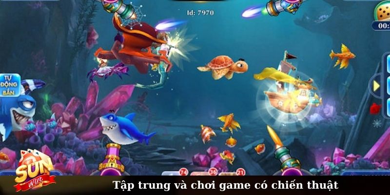 Tập trung và chơi game có chiến thuật